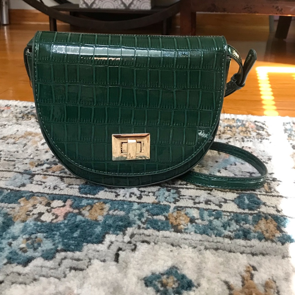 Emerald Green Shoulder Purse